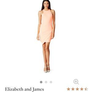 Elizabeth and James Peach Dress